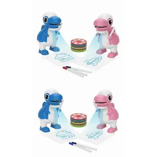 Dinozaur Proiector pentru Desen – 32 Imagini Proiectate + 8 Carioci Colorate Incluse 2