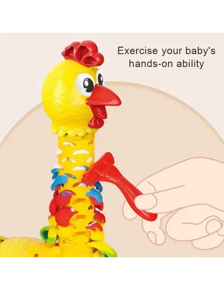 Cocoș – vesel și creativ cu accesorii incluse