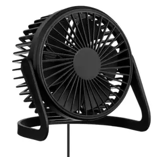 Mini Ventilator USB Negru pentru Birou