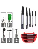 Set 5 extractoare pentru suruburi rupte sau uzate