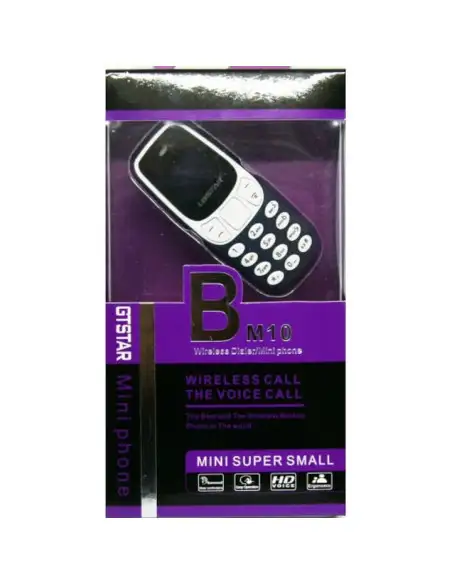 Mini telefon mobil, BM10 Dual SIM, OLED, 7 cm, 30
