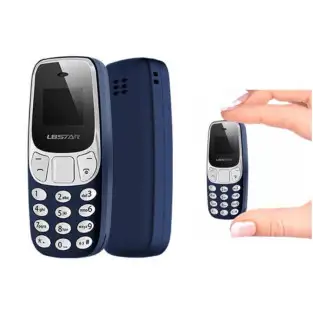 Mini telefon mobil, BM10 Dual SIM, OLED, 7 cm, 30