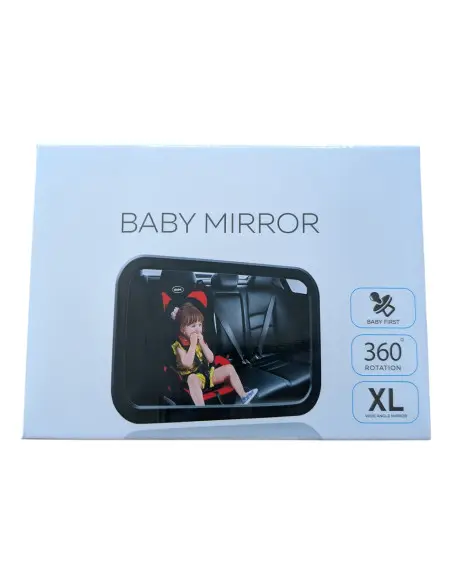 Oglindă supraveghere copil auto MilaBaby, ajustabilă 360°, fixare rapidă