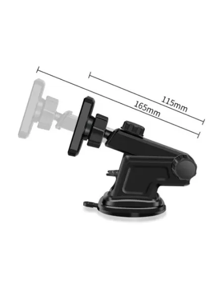 Suport Auto Universal CF-202 pentru Smartphone, Ventuză + Magnet Puternic
