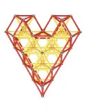 Set Construcție Magnetic 3D – 168 Piese, Joc Educațional pentru Copii 6+ Ani