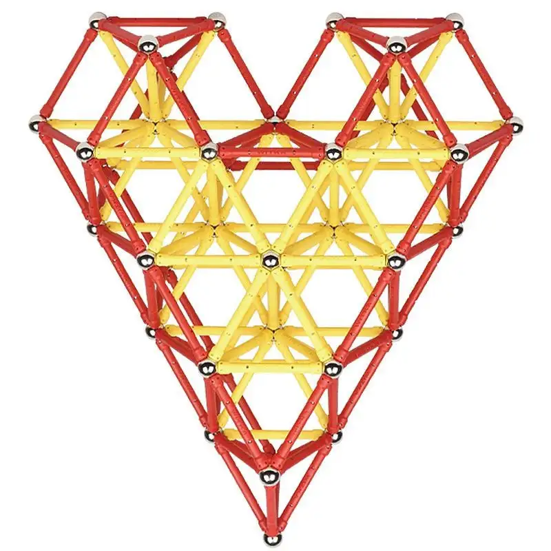 Set Construcție Magnetic 3D – 168 Piese, Joc Educațional pentru Copii 6+ Ani