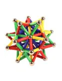 Set Construcție Magnetic 3D – 168 Piese, Joc Educațional pentru Copii 6+ Ani