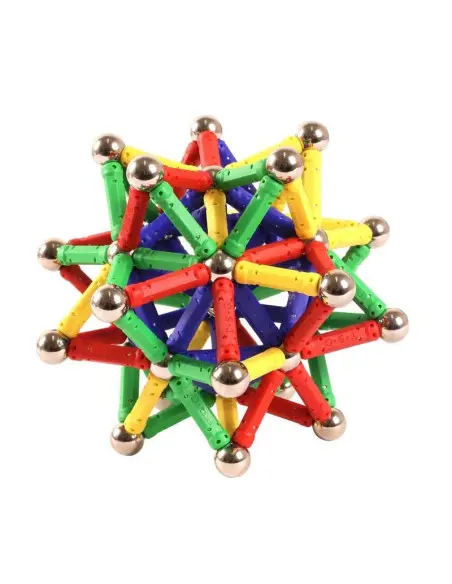 Set Construcție Magnetic 3D – 168 Piese, Joc Educațional pentru Copii 6+ Ani