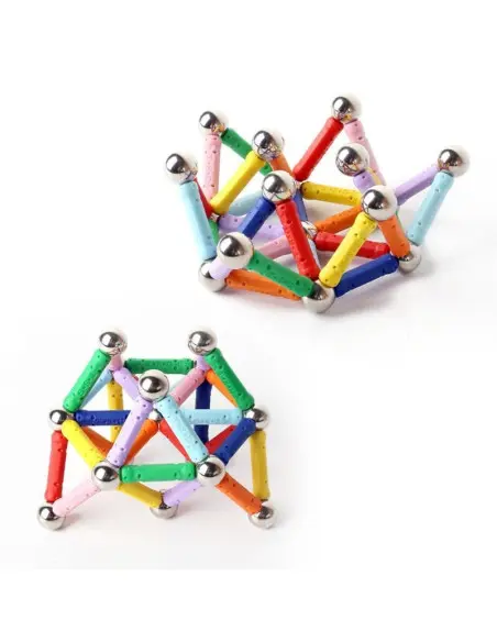 Set Construcție Magnetic 3D – 168 Piese, Joc Educațional pentru Copii 6+ Ani