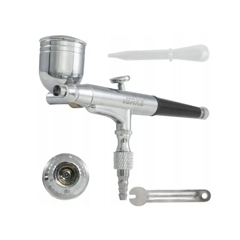 Pistol de Vopsit – Aerograf pentru Retuș, Duza 0.33 mm, Rezervor 7 ml