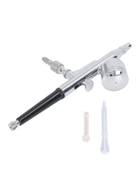 Pistol de Vopsit – Aerograf pentru Retuș, Duza 0.33 mm, Rezervor 7 ml