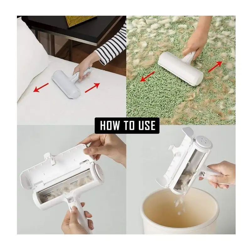 Rolă pentru Îndepărtarea Scamelor și Părului de Animale – Reutilizabilă