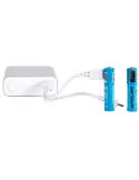 Set 2 x Baterii reîncărcabile Serioux AAA microUSB