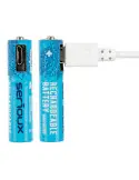 Set 2 x Baterii reîncărcabile Serioux AAA microUSB