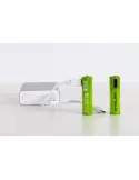 Set 4 x Baterii reîncărcabile Serioux AAA microUSB-culoare verde