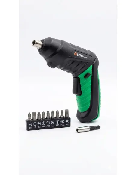 Surubelniță electrică Liduo fără fir, cap rotativ 180°