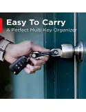 Organizator Compact pentru Chei, Negru