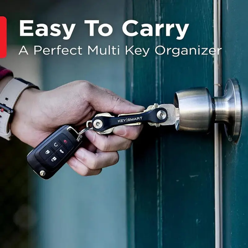 Organizator Compact pentru Chei, Negru