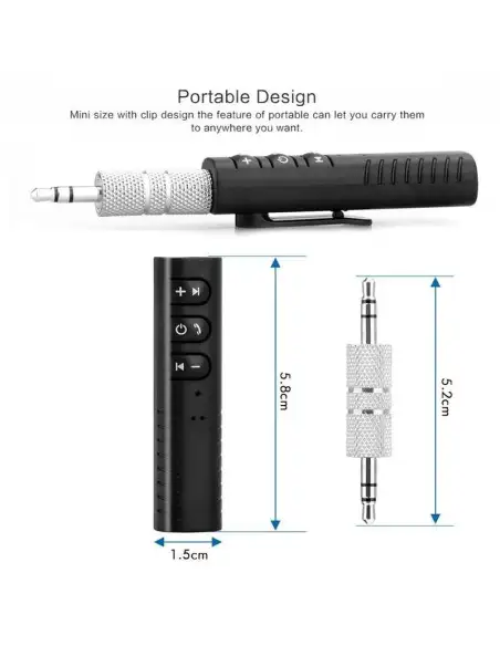 Receptor Bluetooth 3.5mm Wireless BT2