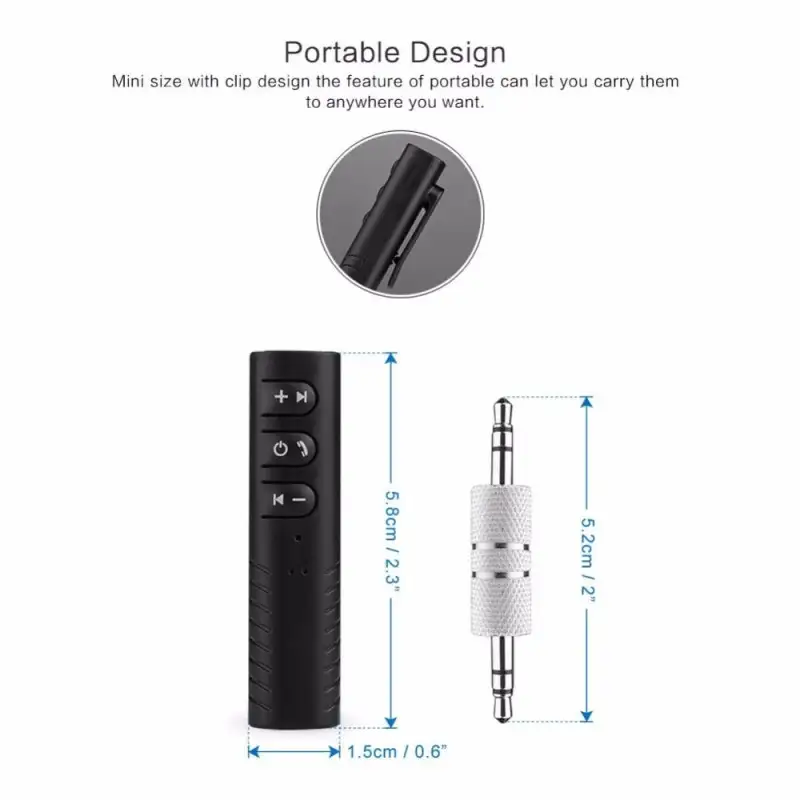 Receptor Bluetooth 3.5mm Wireless BT2