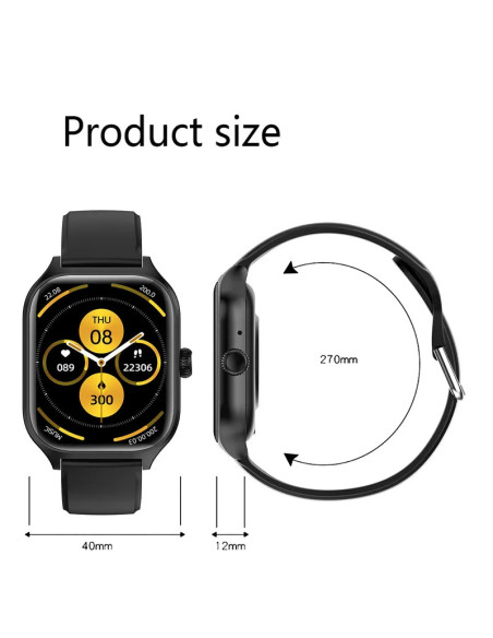 Ceas Smart GT4 Pro – Display HD Full Touch, Funcții Avansate