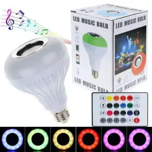 Bec Smart LED cu Bluetooth și Lumini Colorate