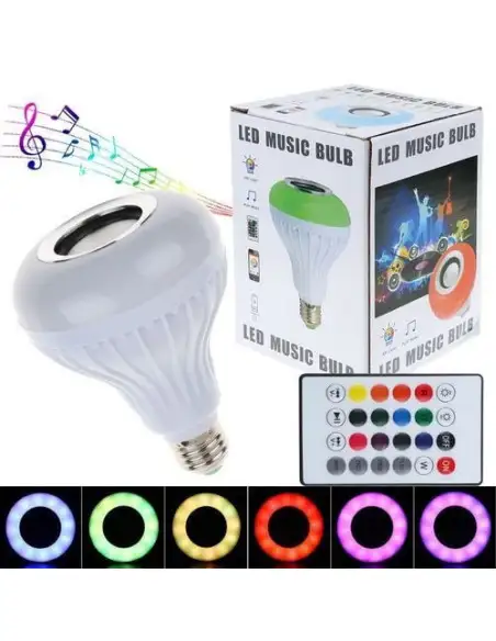 Bec Smart LED cu Bluetooth și Lumini Colorate