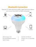 Bec Smart LED cu Bluetooth și Lumini Colorate