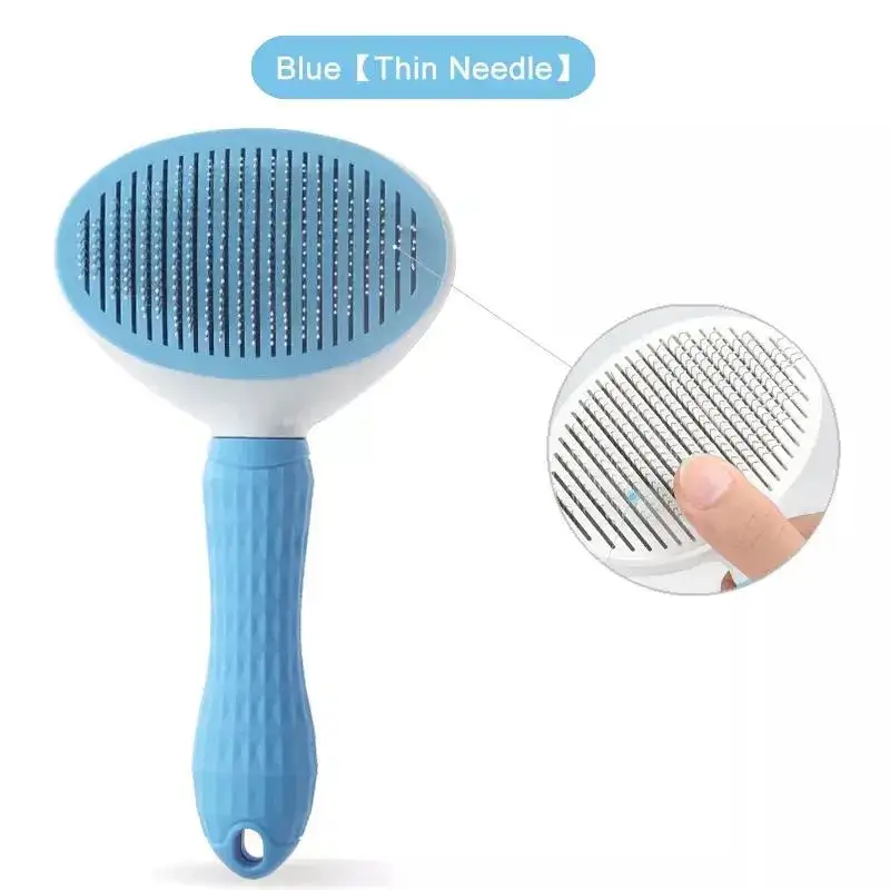 Perie Profesională cu Autocurățare pentru Câini și Pisici