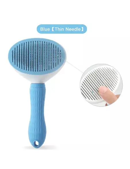 Perie Profesională cu Autocurățare pentru Câini și Pisici