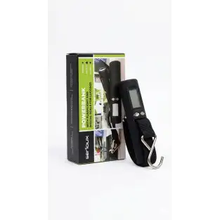 Lanternă multifuncțională cu Power Bank 2600mAh și cântar digital portabil