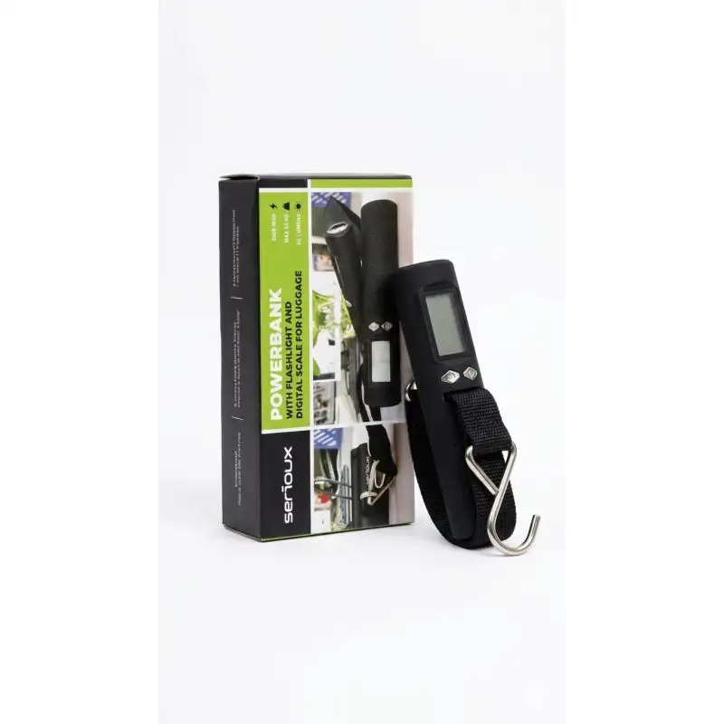 Lanternă multifuncțională cu Power Bank 2600mAh și cântar digital portabil