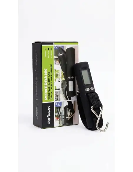 Lanternă multifuncțională cu Power Bank 2600mAh și cântar digital portabil