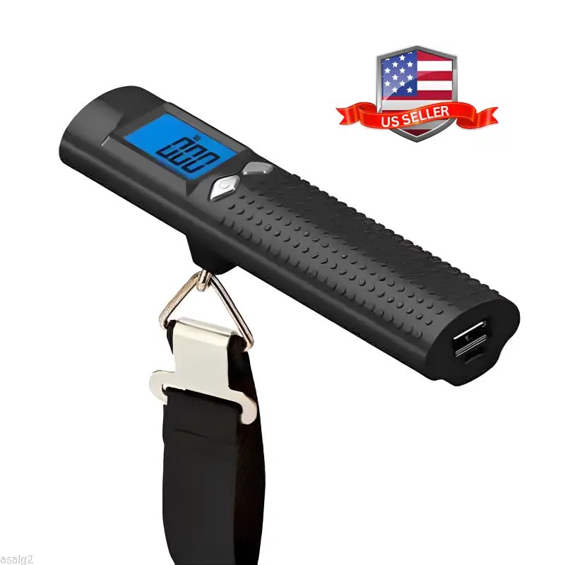 Lanternă multifuncțională cu Power Bank 2600mAh și cântar digital portabil