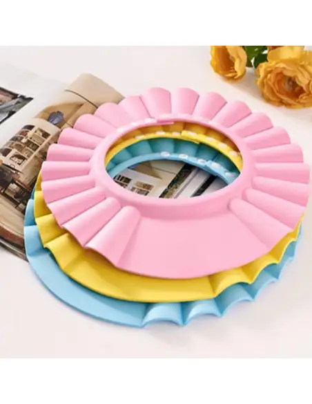 Cască de protecție pentru baie bebeluși – protecție pentru ochi și urechi