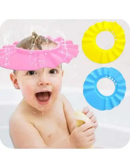 Cască de protecție pentru baie bebeluși – protecție pentru ochi și urechi