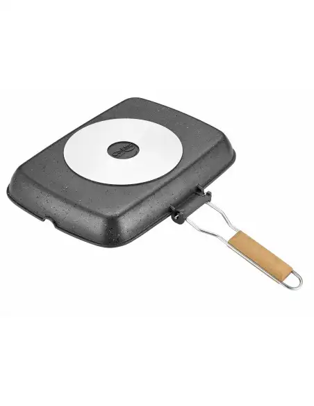 Tigaie Grill Heinner cu Mâner Detașabil – 35x25 cm