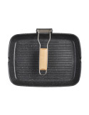 Tigaie Grill Heinner cu Mâner Detașabil – 35x25 cm