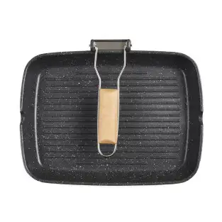 Tigaie Grill Heinner cu Mâner Detașabil – 35x25 cm 2