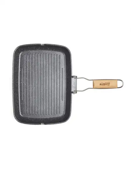 Tigaie Grill Heinner cu Mâner Detașabil – 35x25 cm