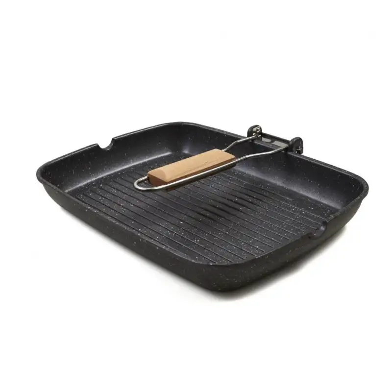 Tigaie Grill Heinner cu Mâner Detașabil – 35x25 cm