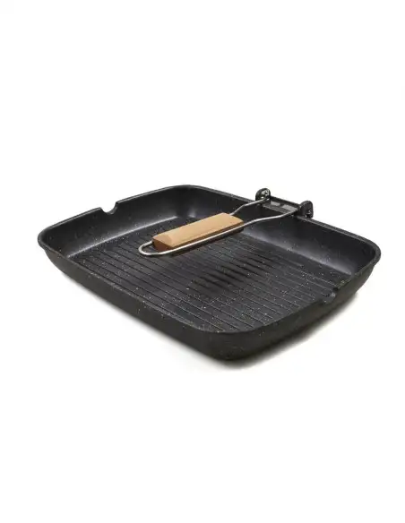 Tigaie Grill Heinner cu Mâner Detașabil – 35x25 cm