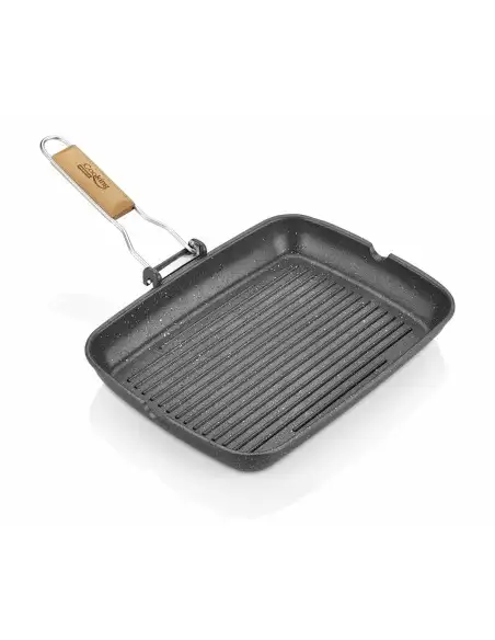 Tigaie Grill Heinner cu Mâner Detașabil – 35x25 cm