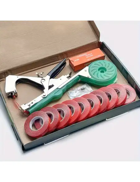 Aparat legat vita de vie+ 20 role si 10.000 de capse+manusi de gradina CADOU