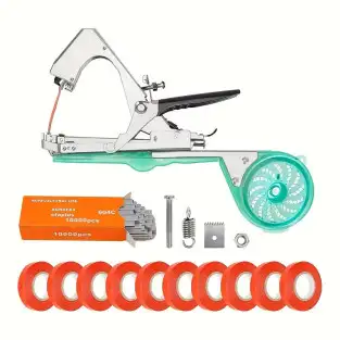 Aparat legat vita de vie+ 20 role si 10.000 de capse+manusi de gradina CADOU 2