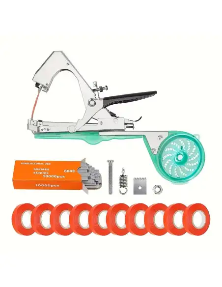 Aparat legat vita de vie+ 20 role si 10.000 de capse+manusi de gradina CADOU