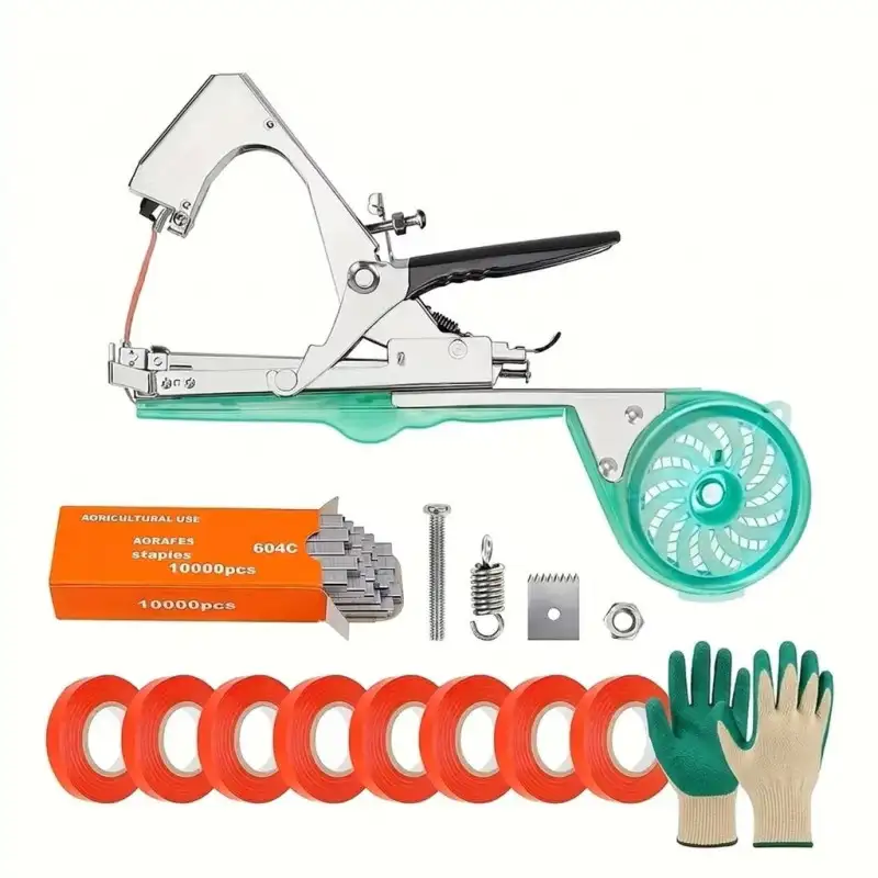 Aparat legat vita de vie+ 20 role si 10.000 de capse+manusi de gradina CADOU