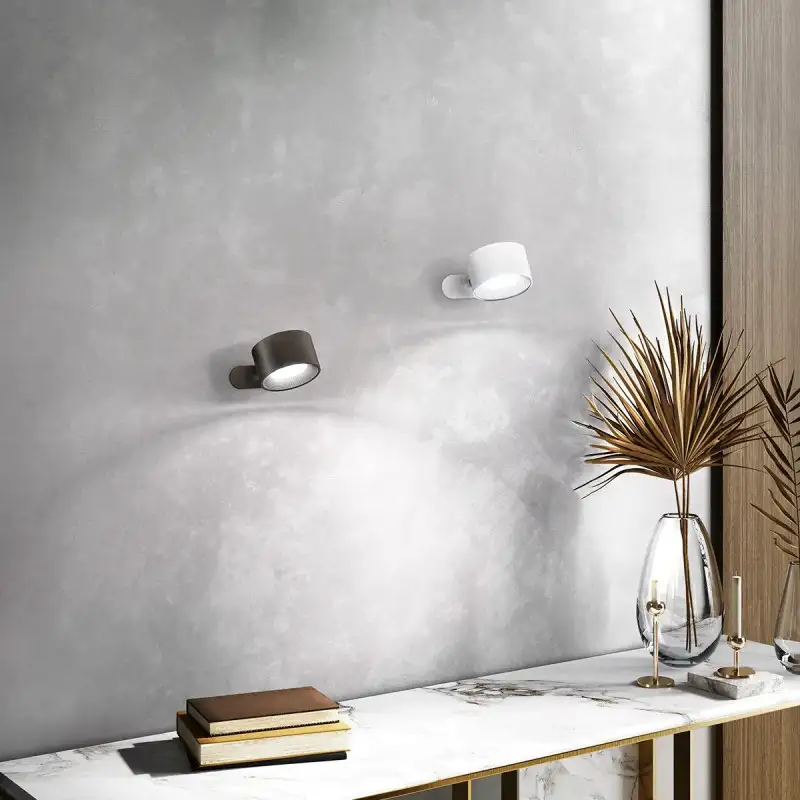 StickLamp Set 2 Spoturi Perete Magnetice | Rotatie 360 | USB-C | Negru