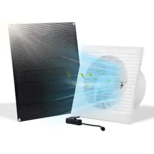 UNYIMA Kit Ventilator Solar 15W | Evacuare Automata | Waterproof