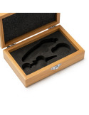 Set pentru vin elegant cu accesorii din oțel inoxidabil și bambus (AB4129)